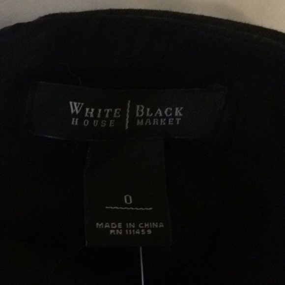 NWT WHBM Mitered Stripe Ponte Knit Pencil Skirt - Picture 3 of 5